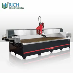 RICH big slab stone cnc 5 axis waterjet cutting machine price best price with good quality slab stone processing