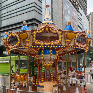 Nouveau design Manèges de divertissement Fabrication Mini carrousel de fête foraine <span class=keywords><strong>Prix</strong></span> - Product Image 4