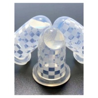 Moules en silicone pour rouge à lèvres, moule flexible pour balle de rouge à lèvres à motif mosaïque à haute température