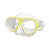 Masque de plongée étanche en silicone anti-buée avec verres en verre trempé pour adultes, plongée sous-marine et apnée