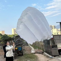 Aile de Foiling Parawing Sport Yufeng 4-5 4,5 Mètres Personnalisée avec Logo, Aile de Vent Arrière Légère pour Foiling, OEM ODM avec Poignée en Fibre de Carbone
