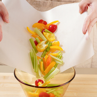Tapis de découpe de cuisine en PEVA gaufré, personnalisé, pliable, jetable, transparent, anti-salissure et antidérapant, en rouleau