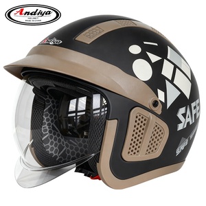 China Venta al por mayor <span class=keywords><strong>Casco</strong></span> de motocicleta <span class=keywords><strong>Vintage</strong></span> Montar Protector 3/4 Cap Cascos Para Moto <span class=keywords><strong>Casco</strong></span> Sicurezza 2025 NUEVO - Product Image 1