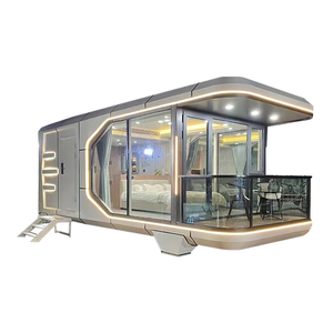 中国畅销现代钢结构便携式移动智能预制太空舱房 - Product Image 1