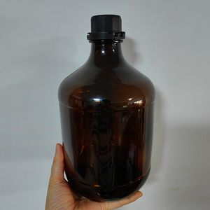 <span class=keywords><strong>2.5</strong></span> lít hổ phách dược phẩm Chai Thủy Tinh kháng hóa chất chai với nhựa vít giả mạo bằng chứng con dấu nắp - Product Image 6