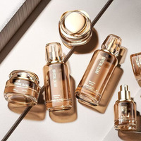 Contenants cosmétiques en verre personnalisés Mingsheng 100 ml, flacons vides pour lotion, sérum, crème pour les yeux/le visage 30-120 ml, pots de crème pour le soin de la peau 30 g 50 g