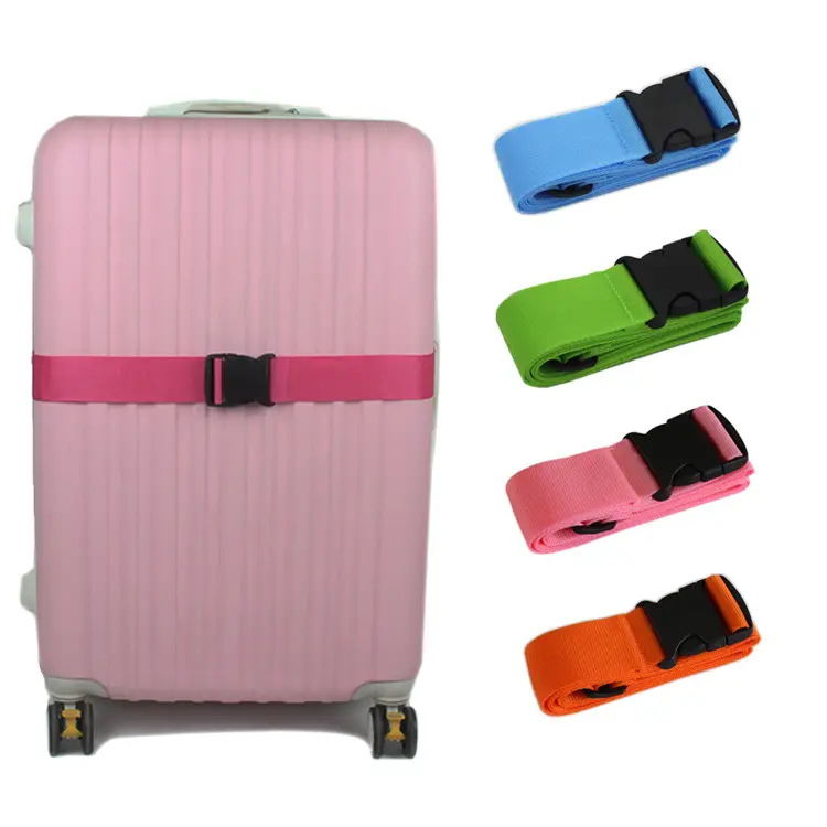 Mehrfarbige Gepäck gurte Koffer gürtel Breite verstellbare Verpackungs gurte Reise zubehör Lan yards