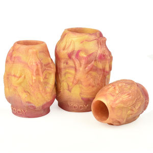 YOCY, Mangas para pene masculino, retraso en la eyaculación, Anillo para el pene para pareja, alargamiento de dragón dorado, Juguetes sexuales, condón reutilizable, condón gay - Product Image 1