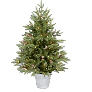 2023 Factory Hot Selling Small Christmas Tree High Class 3ft Decorated Christmas Tree Plastic Mini Table Artificial Christmas Tr