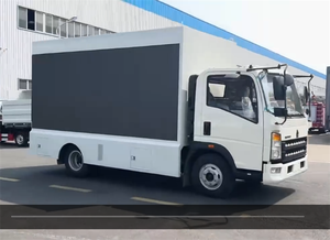 El más nuevo diseño Seamless LED Box Truck HOWO Truck Montado en camión Pantalla publicitaria LED Vehículo - Product Image 3