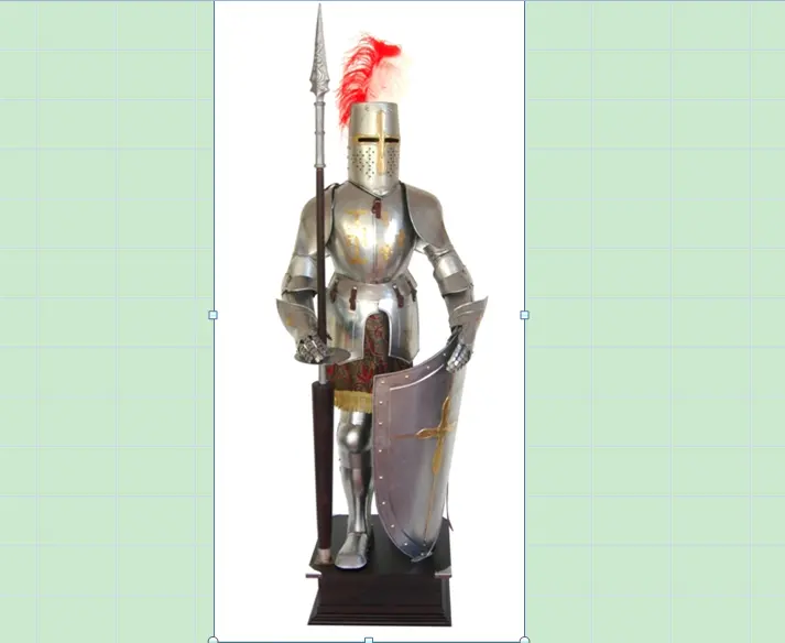 Armure épée boucliers médiévaux