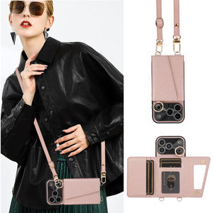 เคสโทรศัพท์หนัง PU สุดหรูพร้อมขาตั้งขาตั้ง RFID สายคล้องที่ถอดออกได้สำหรับ <span class=keywords><strong>iPhone</strong></span> 17 AIR <span class=keywords><strong>PRO</strong></span> <span class=keywords><strong>MAX</strong></span> - Product Image 5