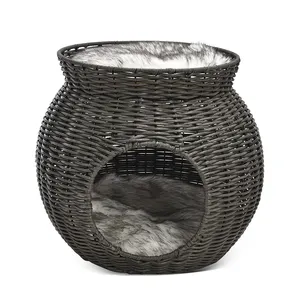 Petstar Modern Style Hochleistungs-Rattan-Katzen schlafhaus Haustier bett