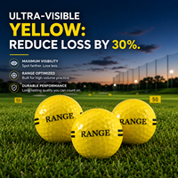 Balles de golf personnalisées vierges en deux parties pour le practice, impression sur mesure, vente en gros XJT GOLF 2PC RANGE BALLS