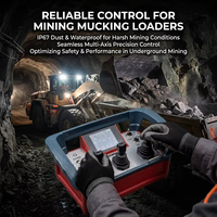 Camión Bomba de Concreto Automático de Metal Resistente con Control Remoto Inalámbrico por Radio, IP65 Impermeable, Alcance de 500M, 3 Joysticks