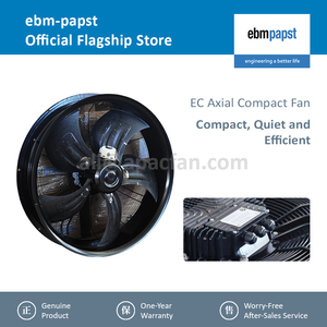 Ventilateur axial EC ebmpapst W3G800-GV01-01/F01 800 mm, grand débit d'air, pour refroidissement industriel, échangeur de chaleur, centre de données, HVAC - Product Image 4