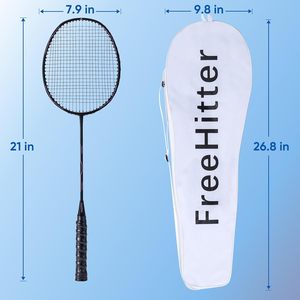 Raquette de badminton en fibre de carbone légère de haute qualité, fabrication OEM CZFIT, pack graphite, fibre personnalisée, vente directe d'usine - Product Image 2