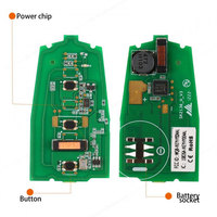 Llave Inteligente Universal Autel IKEYHY003AL IKEY HY003AL de 3 Botones para Hyundai, Utilizada con la Programación de Llaves de Auto Altra KM100 IM508S IM608