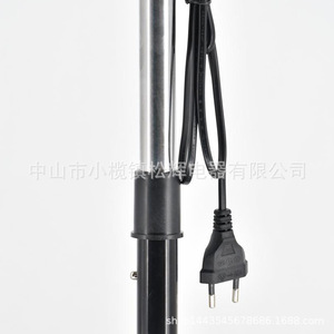 Ventilador de Pedestal de 10 Pulgadas, Oscilante, Altura Ajustable, Aspas de Aluminio y Plástico, Motor AC, Ventilador de Pie para Hogar y Dormitorio - Product Image 1