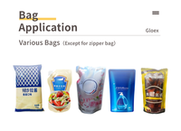 Machine d'emballage automatique de sachets préformés à 3 stations pour jus et liquides de qualité alimentaire, remplissage OEM, 5-60BPM
