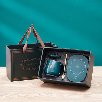 New Products Heating Coaster Water Cup Thermostat Office Tea Cup Heating Pad Warm MilkWood Warmer Coasters