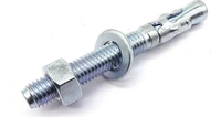 Vis d'ancrage à coin DIN pour béton, écrous hexagonaux d'expansion M6 M8 M10, prix usine bas, personnalisables en gros