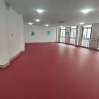 Revêtement de sol sportif en PVC Runsure 22db insonorisant pour salle de danse, étanche, certifié EN 14904 pour le marché américain