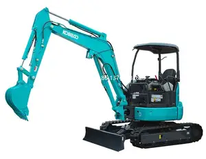 Penggali kobelco sk35 kualitas tinggi 3.5 ton menggunakan hidrolik sk35sr penggali mini kobelco sk35 taksi dilengkapi