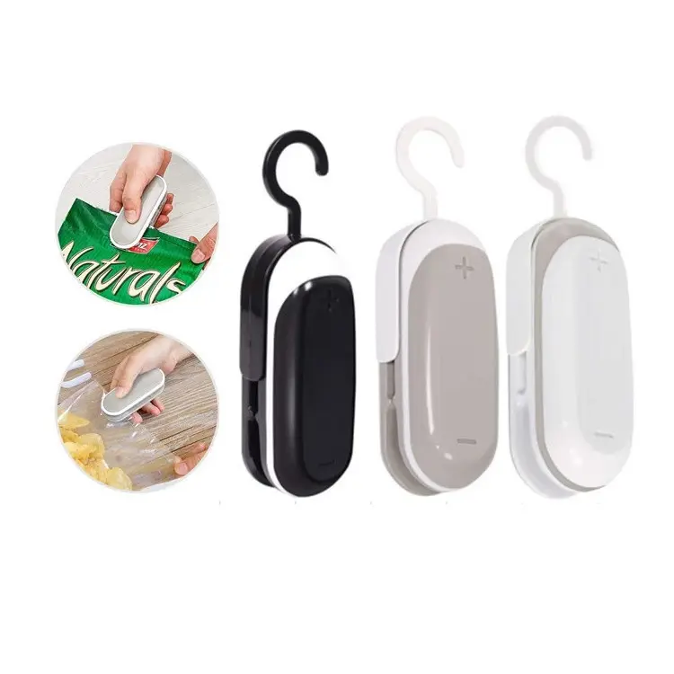 Portable Plastic Mini Vacuum Food Bag Neck Sealer And Cutter Head Sealing Machine