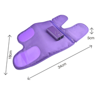 Appareil de massage des pieds et des jambes à compression d'air avec chaleur Appareil de massage des jambes Soulagement des douleurs musculaires avec 3 modes et 3 intensités
