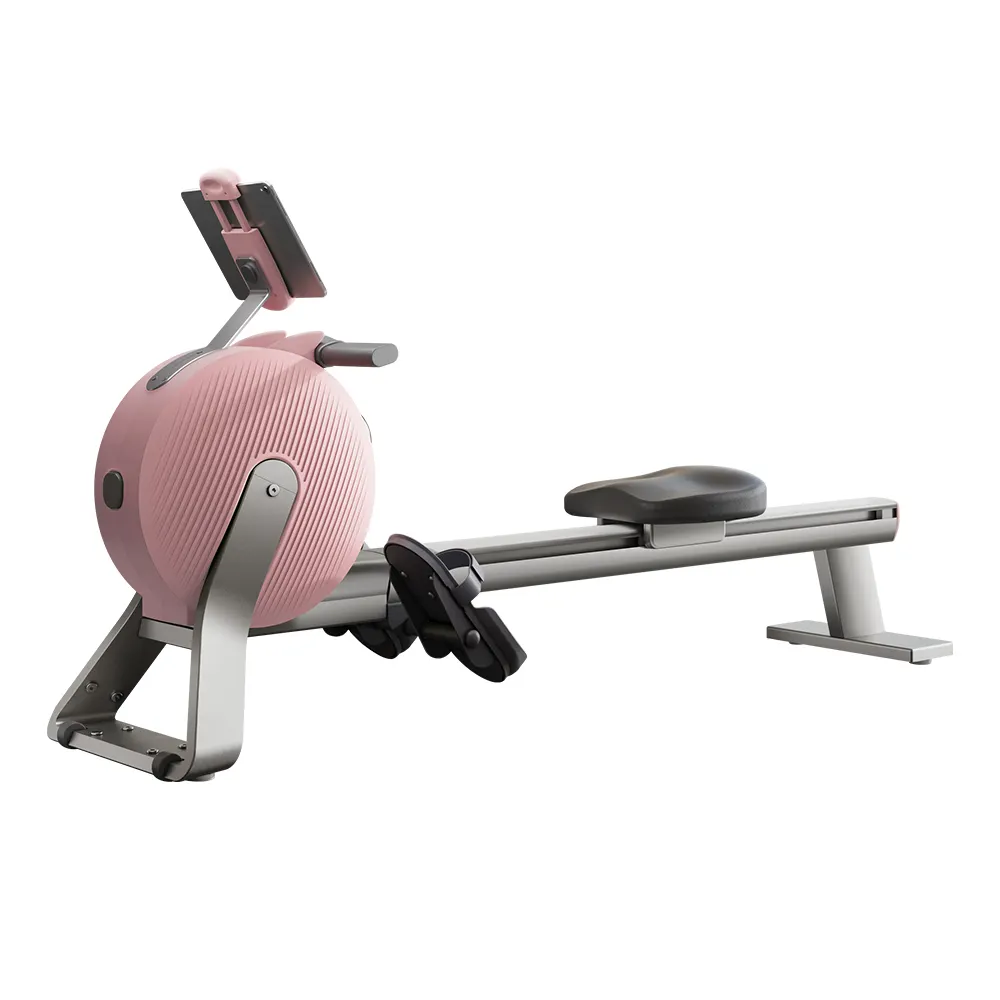 YPOO kendinden üreten elektrik alaşım parça kürek makinesi ile YPOOFIT APP ev kullanımı Fitness taşınabilir rower