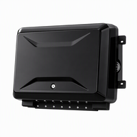 Boîte de rangement latérale pour toit de voiture YYD OVERLAND ABS, 65 x 17 x 43 cm, verrouillable, noir piano brillant, universelle