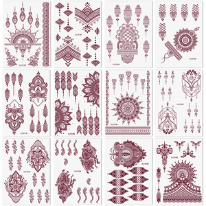 Không thấm nước thiết kế mới đầy đủ cánh tay tùy chỉnh nghệ thuật cơ thể hình xăm tạm thời cho nam giới và phụ nữ - Product Image 4