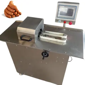 Semi-automatic stainless steel sausage typing machine,sausage linker,sausage knotting machine The sausage binding machine