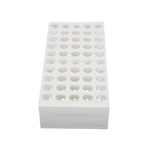 Huichuang <b>Plastic</b> Test Tube Rack 48 Holes One Piece Molding For Lab Use - Product Image 1