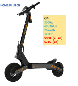 Monopattino Elettrico Kukirin G4 Batteria da 20AH 70km/h Fuoristrada per Adulti Unisex Magazzino Europeo - Product Image 1