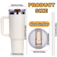 Gobelet à paille à rabat détachable 2025 personnalisé 100% 40oz H2.0 Protour avec bec amovible et joint remplaçable