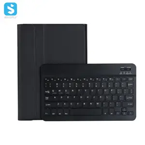 Leder Tablet Cover für Samsung Galaxy Tab S6 lite Drahtlose Tastatur hülle mit Stifts chlitz