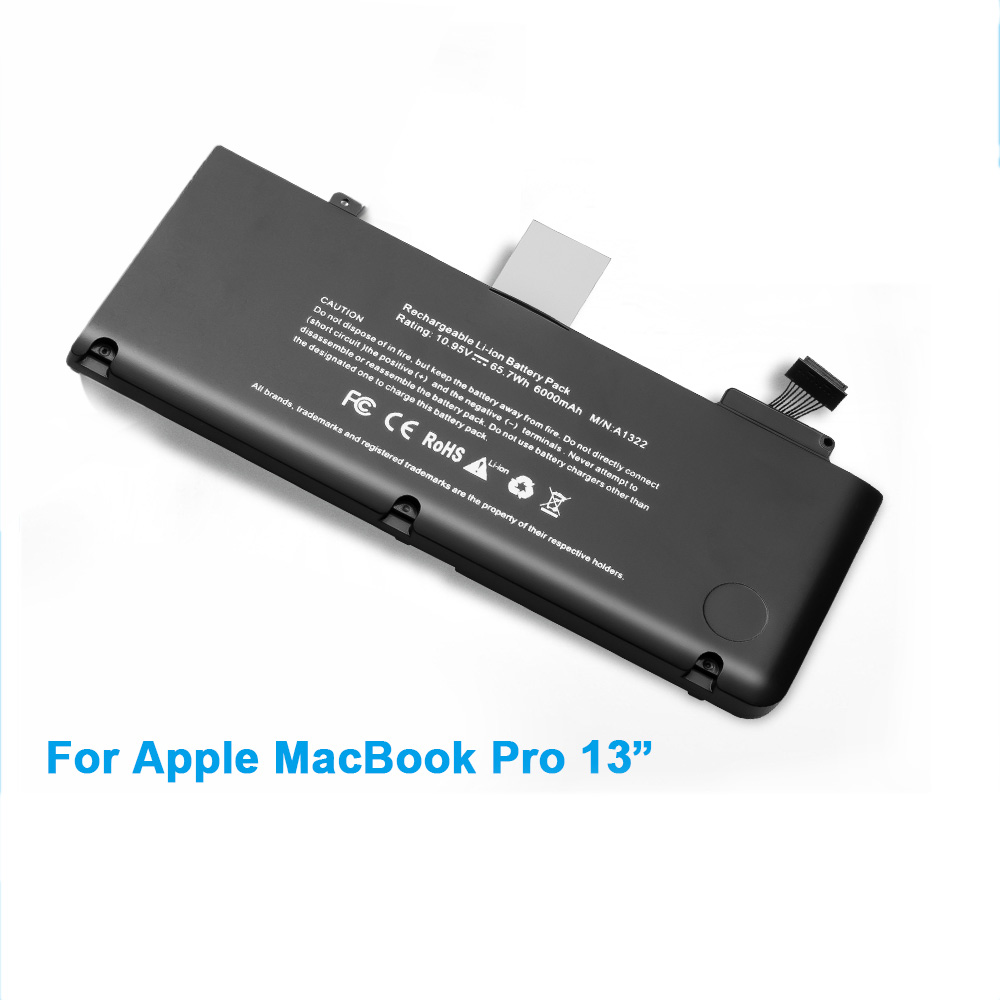 Camason A1322 Laptop battery for Apple Macbook Pro 13 inch Notebook replace Batteries A1278 MB470 MB471 MB990 MB991 MC700 MC374