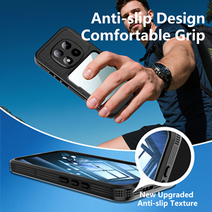 Coque de téléphone tout-en-un avec protection d'écran intégrée, étanche IP68, antichoc, vente en gros pour Redmi Note15Pro-5G - Product Image 5