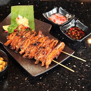 Wholesale natural <strong>disposable</strong> bamboo skewers <strong>barbecue</strong> sticks round bamboo sticks - Product Image 4