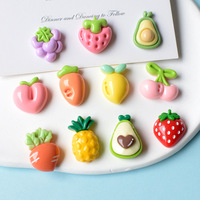 Mini breloques en résine Flatback pour la décoration de la maison crème colle artisanat ornements bricolage accessoires pour coques de téléphone dessin animé