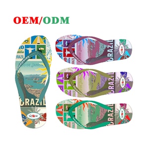 Chanclas Personalizadas Estilo Brasileño para Mujer, Sandalias de Playa con Estampado Tropical de Tucán, Pantuflas de Goma PE Reciclable, Fábrica OEM - Product Image 2