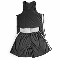 Shorts de boxe réversibles Ringside, tenue de compétition en jersey