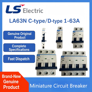 Interruptor Automático Miniatura (MCB) Original LS Electric LA63N, Interruptor <span class=keywords><strong>de</strong></span> Aire 1P 2P 3P 4P Curva B C D 6-63A 6kA 230-415V CA, Riel DIN - Product Image 1