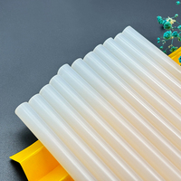 ABS Personnalisable 11mm Blanc Laiteux Transparent Bâtons De Colle Thermofusible En Gros Construction Emballage Travail Du Bois Transport EVA