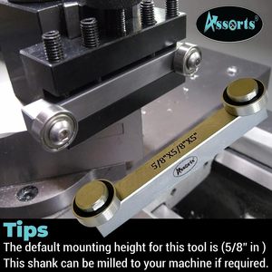 Outil de centrage de tour assorti 5/8 x 5/8 x 5 pouces, outil de redressage à rouleaux pour tours à outils - Product Image 4
