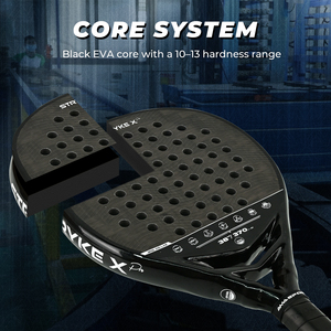 Raquette de padel personnalisée de qualité supérieure fabriquée en usine, <span class=keywords><strong>Stryke</strong></span> JP91 Hybrid Teardrop 24K carbone, puissance explosive avec précision et stabilité - Product Image 3