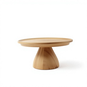 Support à gâteau en bois écologique, présentoir à dessert, forme personnalisée, style rustique, pour la maison, la boulangerie, les mariages, les fêtes, passe au lave-vaisselle - Product Image 4