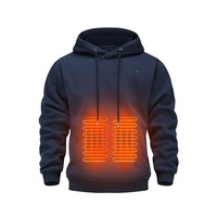 Sweat à capuche chauffant, combinaison chauffante d'hiver à capuche, sweat à capuche chauffant USB pour homme, vêtements décontractés chauds pour l'extérieur, chauffage électrique